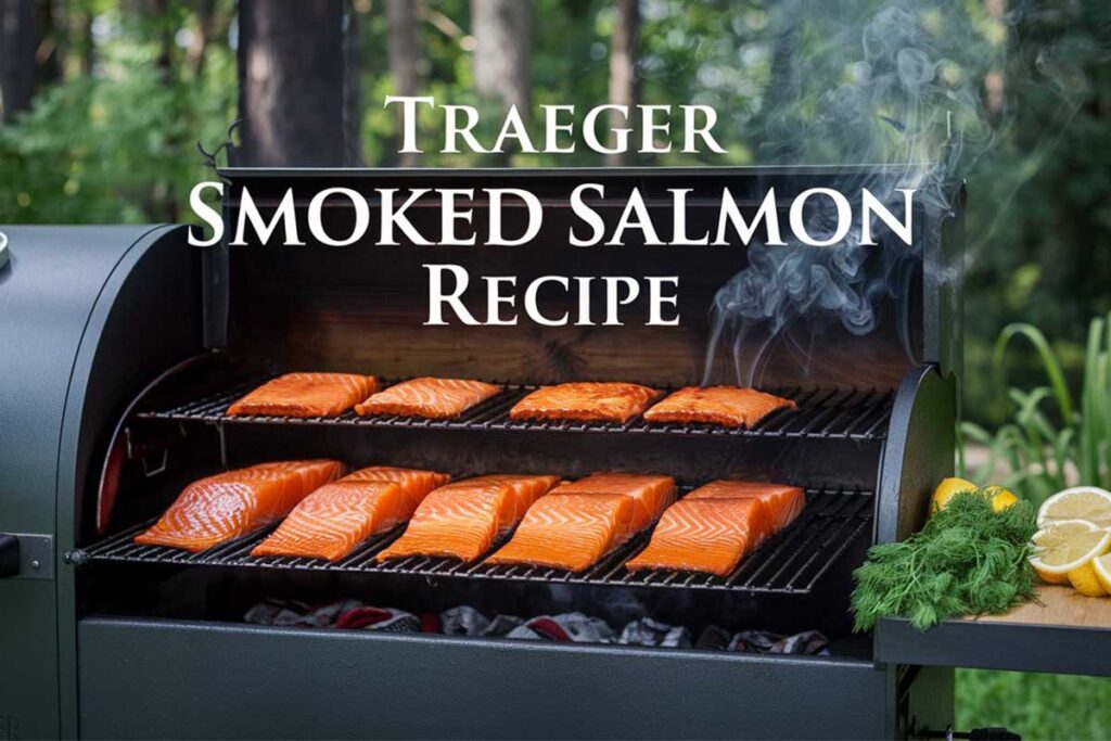 Traeger Smoked Salmon on a Grill